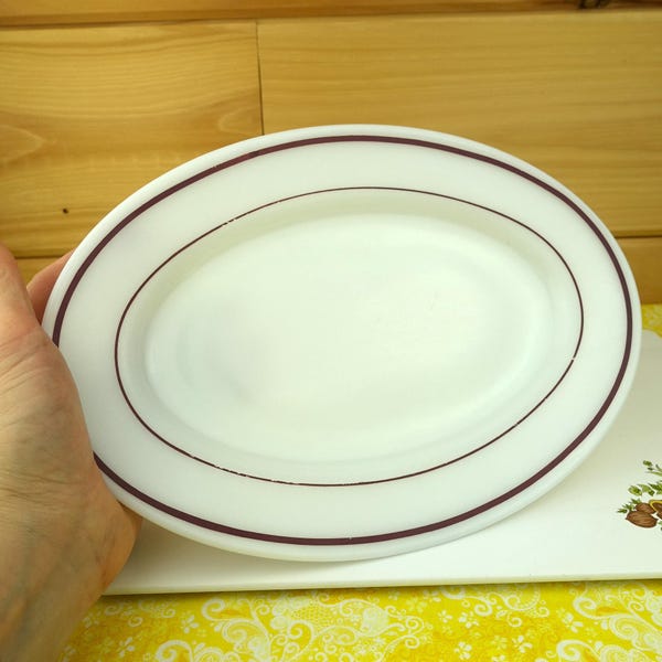 Ruby Glass Platter - Etsy