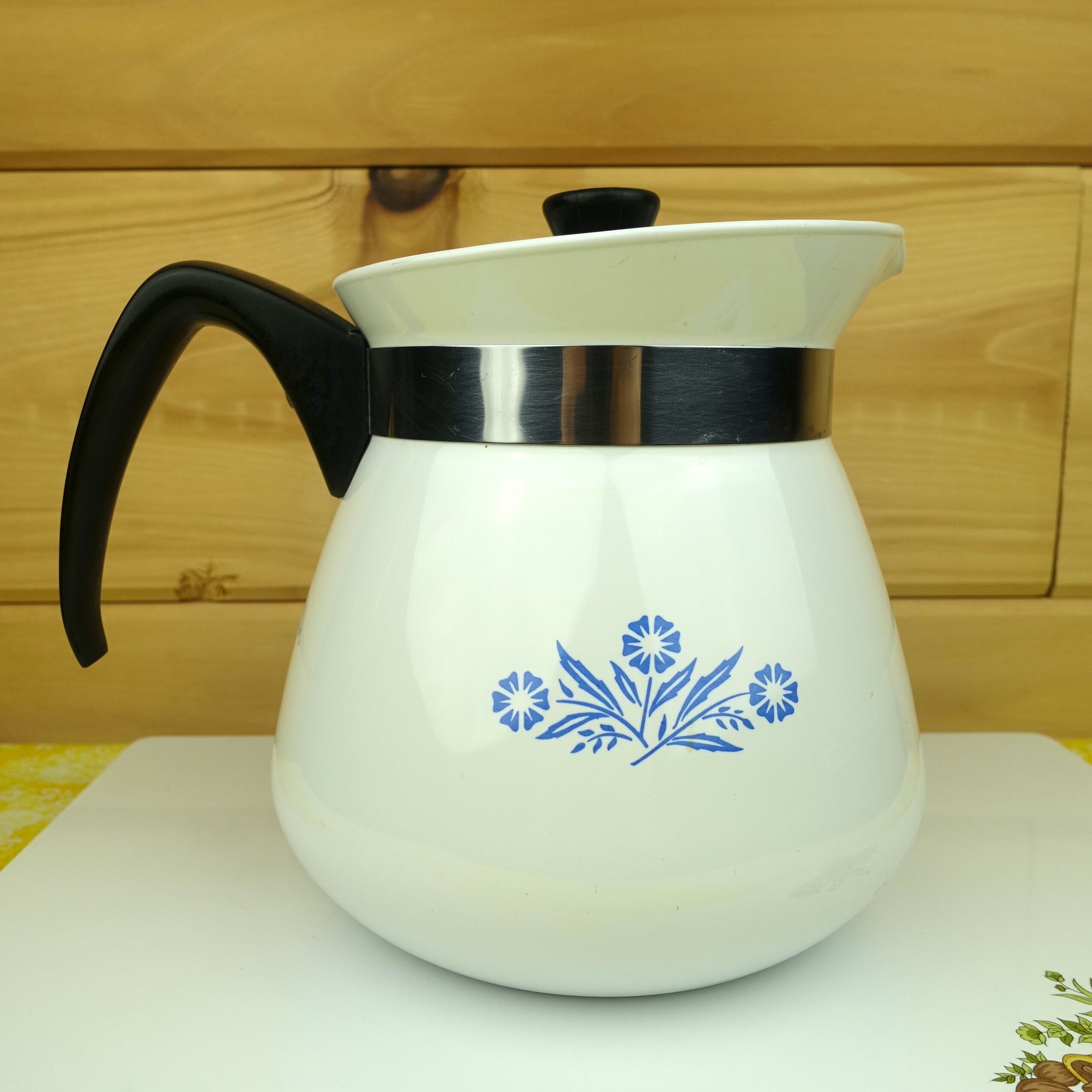 Corning Cornflower Blue 9-cup Coffee Pot