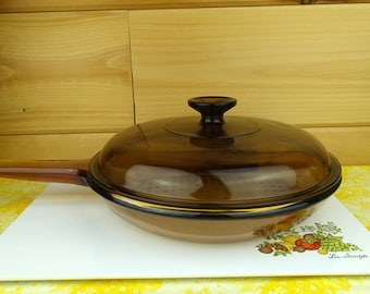 Vision 10-Inch Skillet with Glass Cover, Amber, #V-10