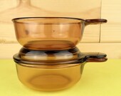 2 Vision Grab-It 550 ml Casseroles, V-150-B, with 1 Cover