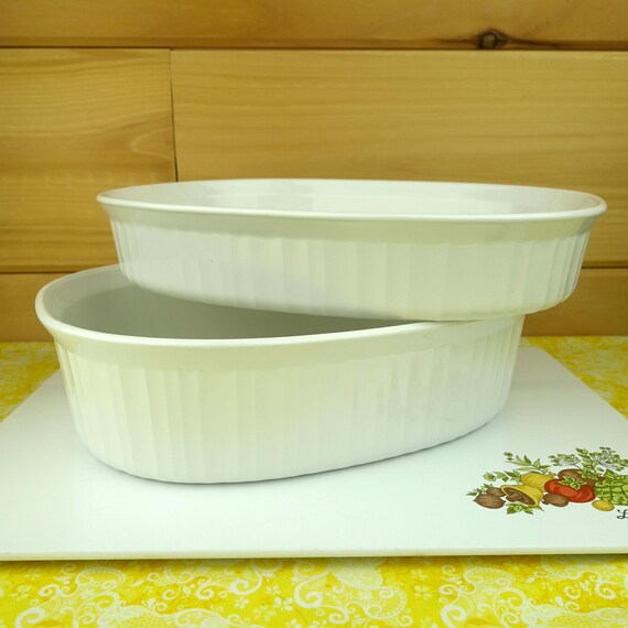 2-piece Corning Ware Roaster Set, French White, #F-2-B, Liter