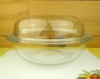 Pyrex 3-Liter Casserole with Domed Cover, No Color/Crystal Clear, #026