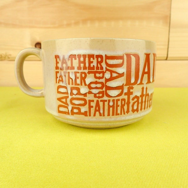 Dad Coffee Mug, Stoneware Made in Japan