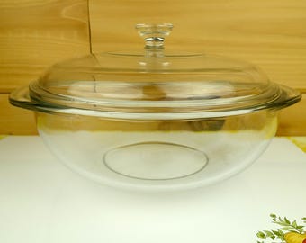 Pyrex 2-Liter Casserole with Cover, No Color, #024