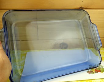 Anchor Hocking 3-Quart Rectangular Baker, Essentials Cobalt Blue, 9" x 13", #1040