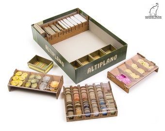 Alpaca Organizer for Altiplano and Altiplano: The Traveler, Organizer for Altiplano, Board Game Insert, Wooden organizer