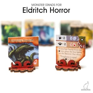 Monster stands for Eldritch Horror and Arkham Horror Board Games, Monster holders