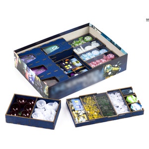 Underwater Colony organizer for Underwater Cities, Underwater Cities insert, Board Game Organizer, Board Game Insert, Wooden organizer