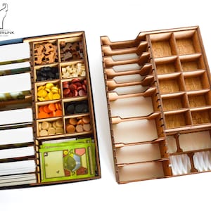 Old Farm Organizer for Agricola Board Game | Insert for Agricola | Board Game Organizer | Board Game Insert | Wooden Organizer