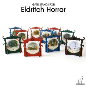 Gate Markers for Eldritch Horror and Arkham Horror Board Games, Gate stands, Gate holders