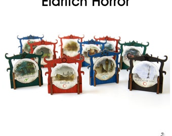 Gate Markers for Eldritch Horror and Arkham Horror Board Games, Gate stands, Gate holders