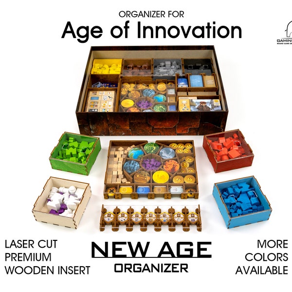 New Age Organizer for Age of Innovation | Unofficial insert for Age of Innovation