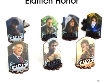 Investigator stands for Eldritch Horror and Arkham Horror Board Games, Investigator holders