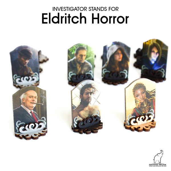 Investigator stands for Eldritch Horror and Arkham Horror Board Games, Investigator holders