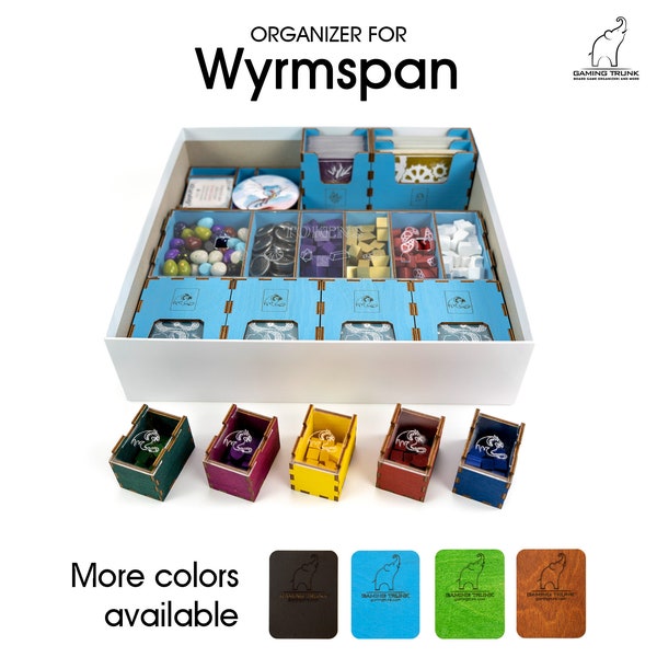 Wyrm Organizer for Wyrmspan | Wyrmspan Upgrade pack | Wyrm insert, Board Game Organizer, Board Game Insert