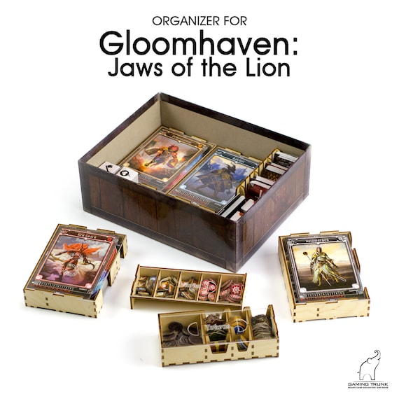 Lion's Jaws Organizer for Gloomhaven: Jaws of the Lion, Insert for  Gloomhaven Jaws of the Lion, Board Game Organizer, Wooden Insert -   Canada