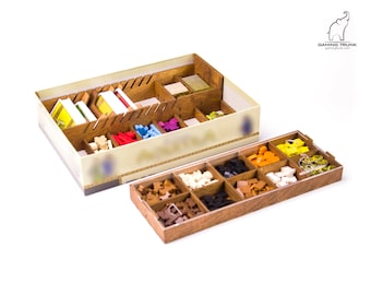 Nuevo organizador de granjas para Agricola, edición revisada (2016) / Inserto para New Agricola / Organizador de juegos de mesa / Inserto para juegos de mesa