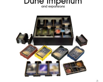 Desert Organizer for Dune Imperium, Rise of IX and Immortality expansions | Unofficial insert for Dune Imperium