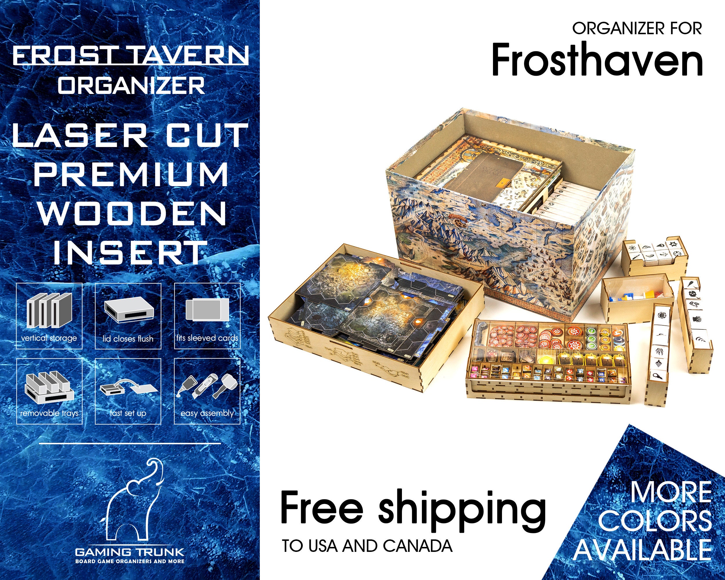 Gloomhaven Organiser - Laserox – Oaken Vault