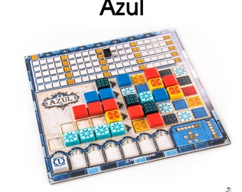 4 Acrylic overlays for the Azul player board, Acrylic overlay for Azul, player mat for Azul