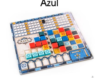 4 Acrylic overlays for the Azul player board, Acrylic overlay for Azul, player mat for Azul