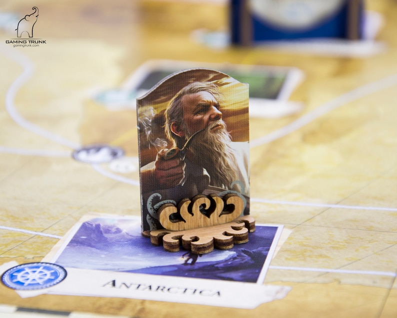 Investigator stands for Eldritch Horror and Arkham Horror Board Games, Investigator holders image 5