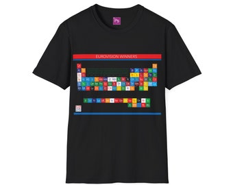 Eurovision Periodic Table Softstyle T-Shirt