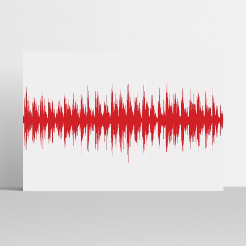 Personalized Soundwave Print With QR Code Sound Wave Poster - Etsy UK
