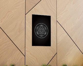 Sacred Geometry Print, geometry poster, wall art, symbols print