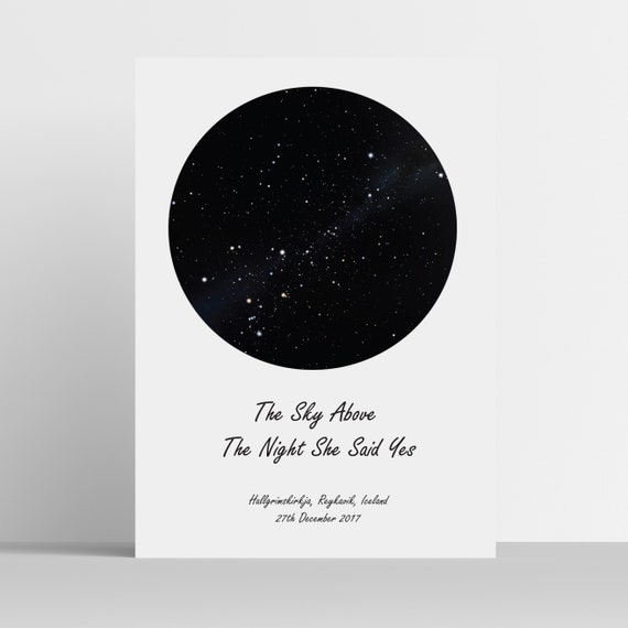 Personalised Star Chart