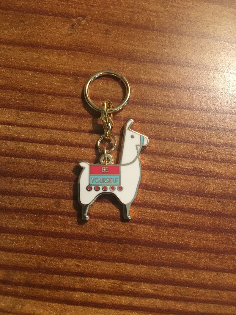 Be Yourself Llama Charm