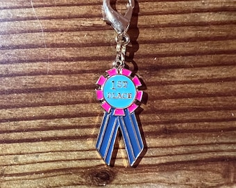 Colorful 1st Place Ribbon Charm