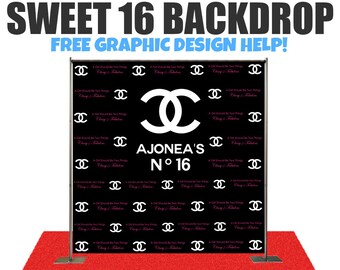 Chanel backdrop | Etsy