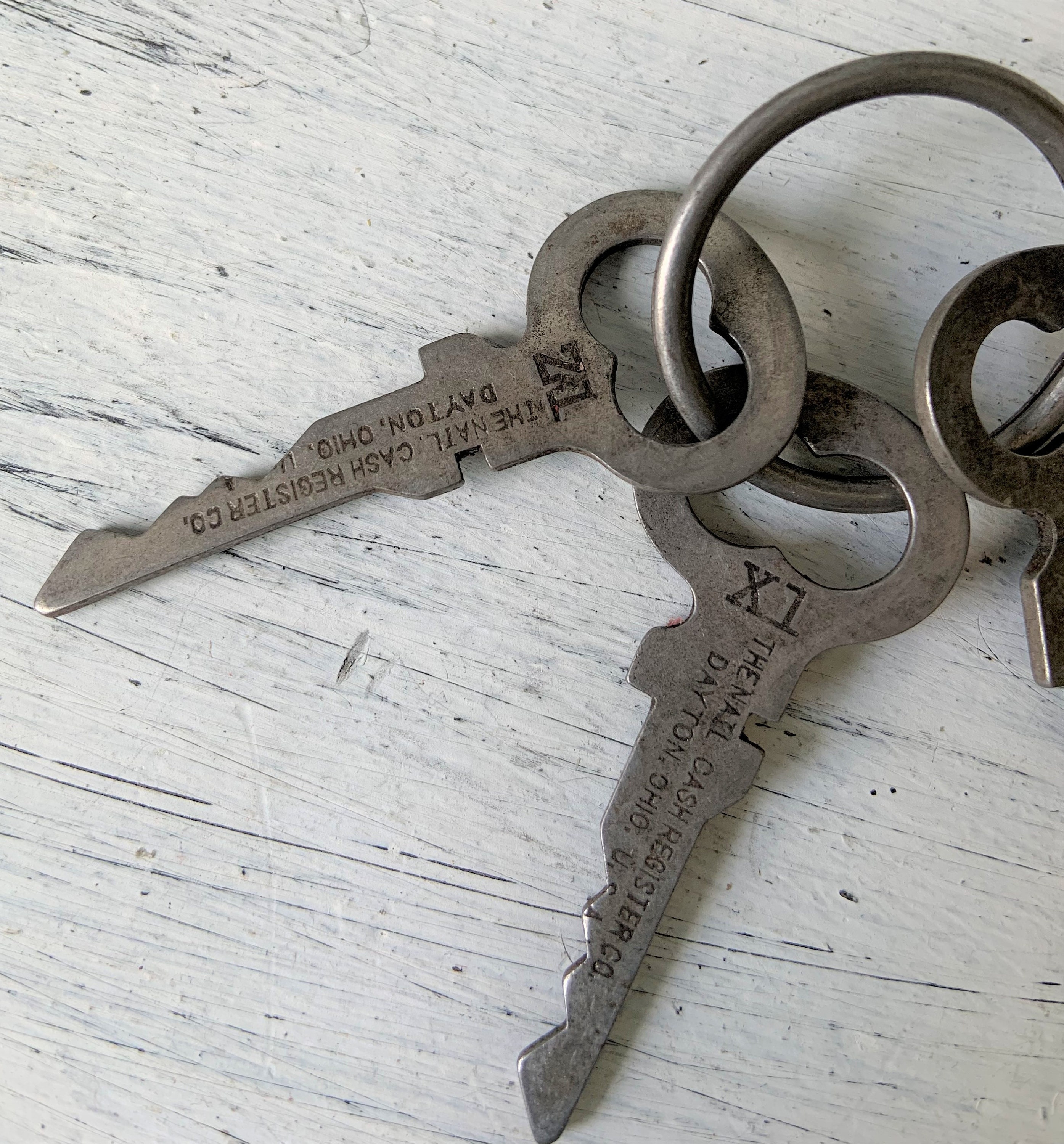 National Cash Register KeysCollectable Long Rustic KeyCast Etsy