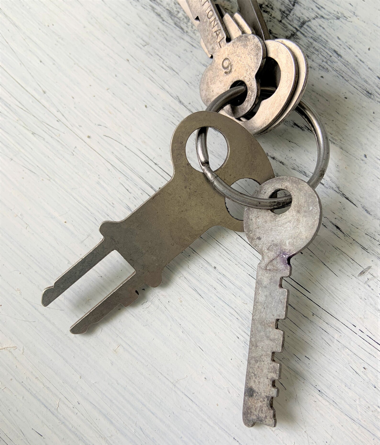 National Cash Register KeysCollectable Long Rustic KeyCast Etsy