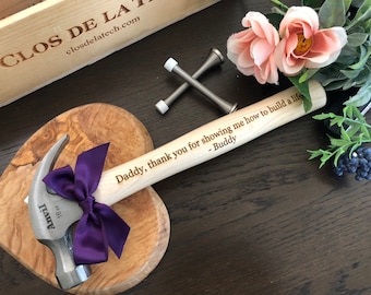 Father's Day Hammer,Personalized Hammer, Custom Engraved Hammer, Groom's gift,Fathers Day gift, Father of the bride gift,Gift for him