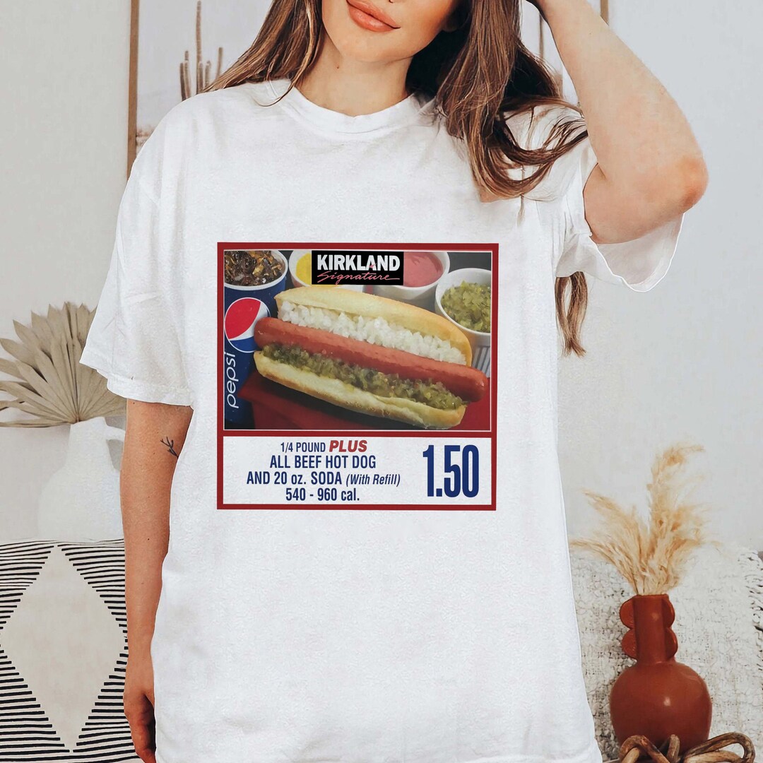 Costco Hot Dog &amp; Soda Combo With Quote Png, Hot Dog Png, Costco Hot Dog ...