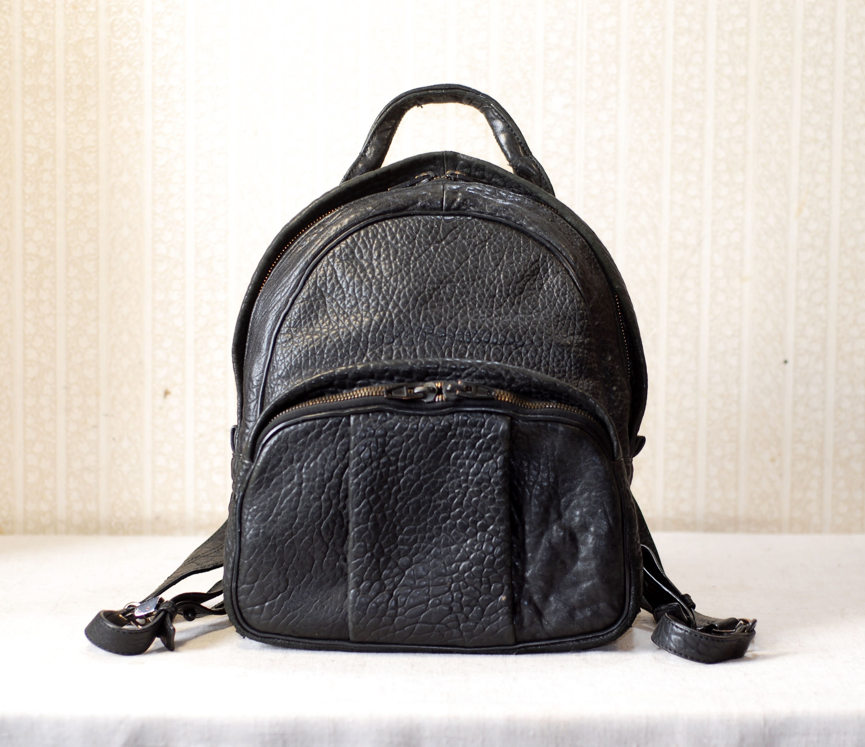 alexander wang leather backpack