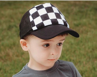 Kids Checker Hat | Etsy