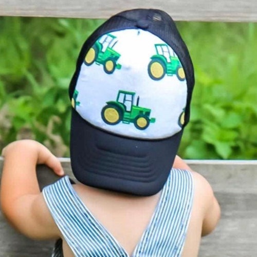 John Deere Minky Front Trucker Hat Kids 