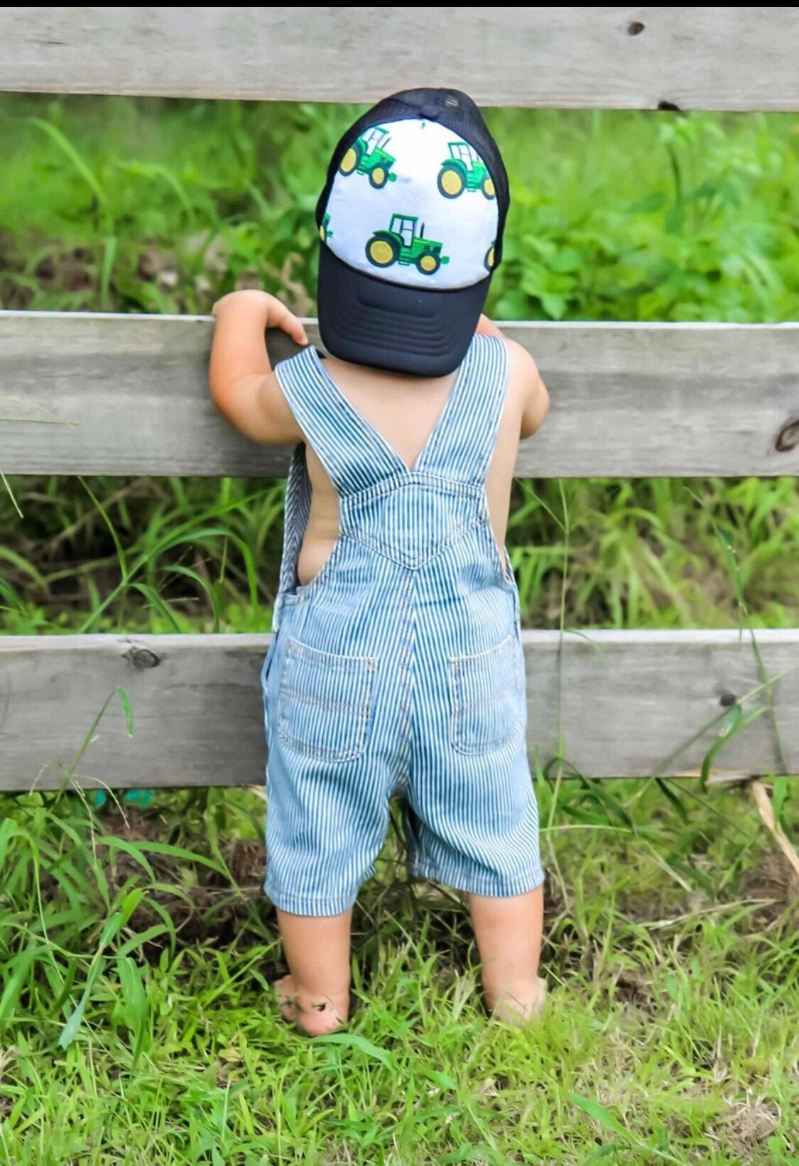 John Deere Minky Front Trucker Hat Kids 