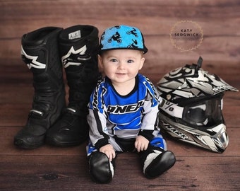 Motocross Baby Hat Etsy