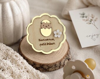Personalized baby birth magnet | Gift for new mom/dad | Baby keepsake locket | Baby shower gift | Nursery decor