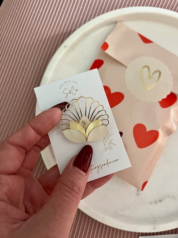 Spilla donna fiore spilla femminile ed elegante| Spilla alla