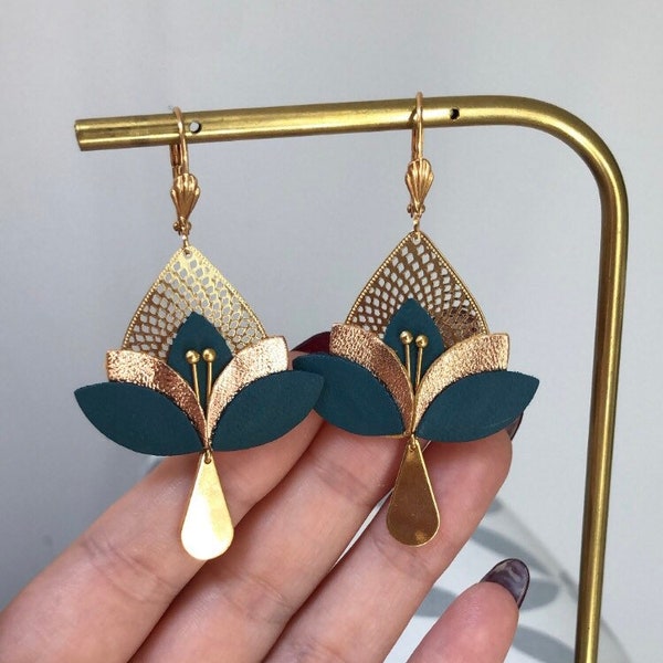 Boucles d’oreilles bohème chic | Cadeau anniversaire pour elle | Bijoux raffinés et féminins | Cadeau Noël