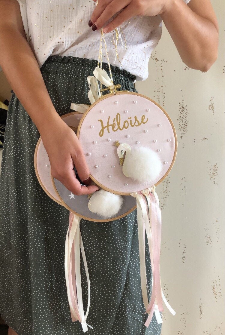 Cadeau de Naissance Bébé Personnalisé, Cadre Princesse, Décoration Chambre Petite Fille, Cadeau 1 An