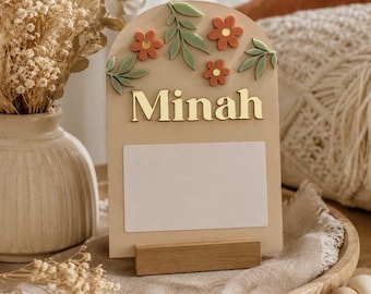 Personalized Poetic Memo | Baby Shower Gift | Poetic Birthday Gift | Bedroom/Office Decor for Women and Children