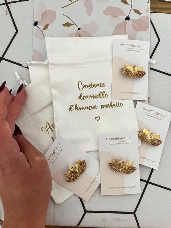 Box cadeau témoin de mariage Pochette cadeau surprise femme