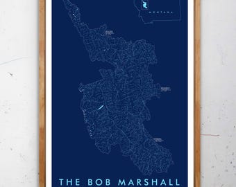 Bob Marshall Wilderness Montana (13 in x 19 in)