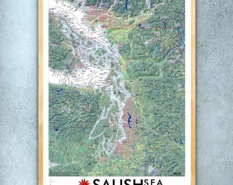 Salish Sea Confluence (13 in x 19 in)